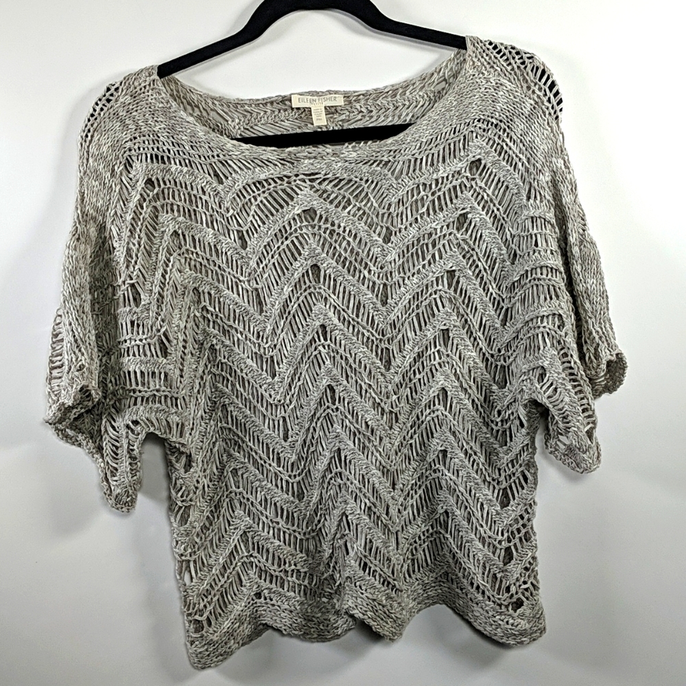 NWOT Eileen Fisher Italian yarn knit top